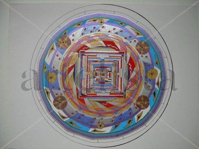 Mandala Técnica Mixta