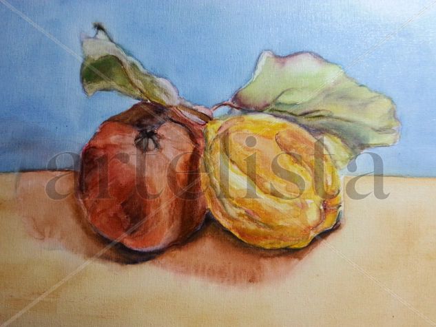 Frutos secos Watercolour Panel Still Life Paintings