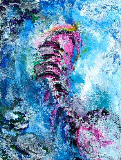 ascenso en el mar frio - sin soporte Mixed media Canvas Others