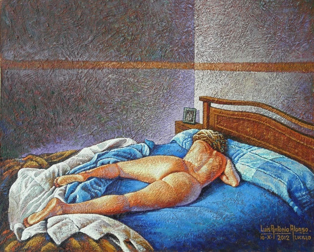 SUEÑO DE VERANO Oil Panel Nude Paintings