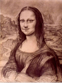 "Mona Lisa a lápiz"