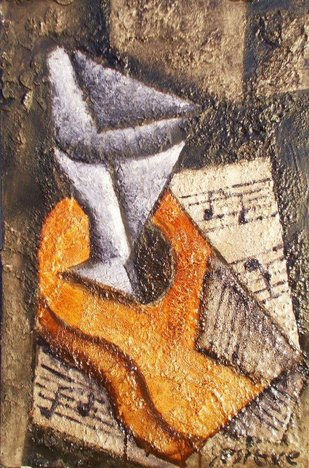 COPA Y GUITARRA MUSICAL