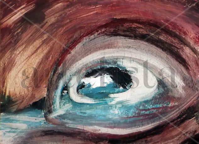 EN EL OJO DE LA OLA Oil Others Marine Painting