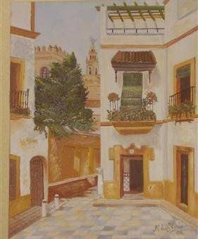 Sevilla Oil Canvas Landscaping