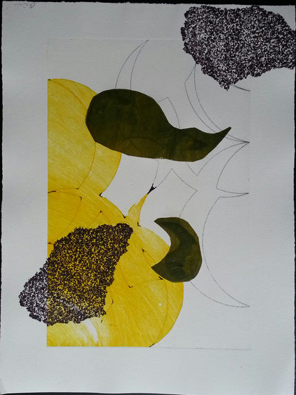 Mancha sobre amarillo.