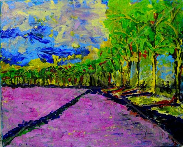 El paseo Acrylic Canvas Landscaping