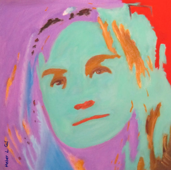 Montse Bosch Oil Canvas Portrait