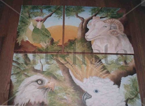 Arbol genealógico Oil Textile Animals