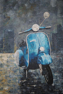 Vespa Azul