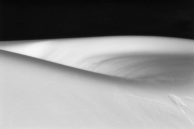 Dunas de yeso ByN Nature Black and White (Digital)