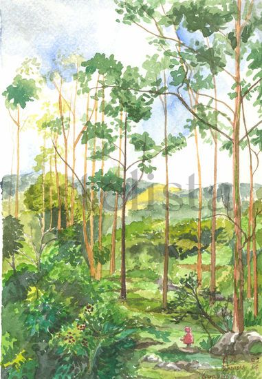 Guayabo Watercolour Paper Landscaping