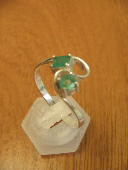 Anillo en Plata ley 925 y Esmeraldas Colombianas Jewellery Various