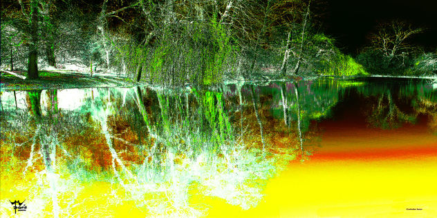 PAISAJE CON LUZ LUNAR
