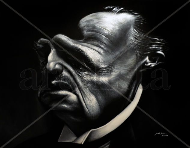 The Godfather Acrylic Canvas Portrait