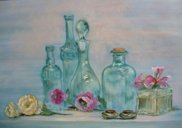 botellas de cristal
