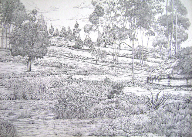 Paisaje Cerca a Pujilí Tinta