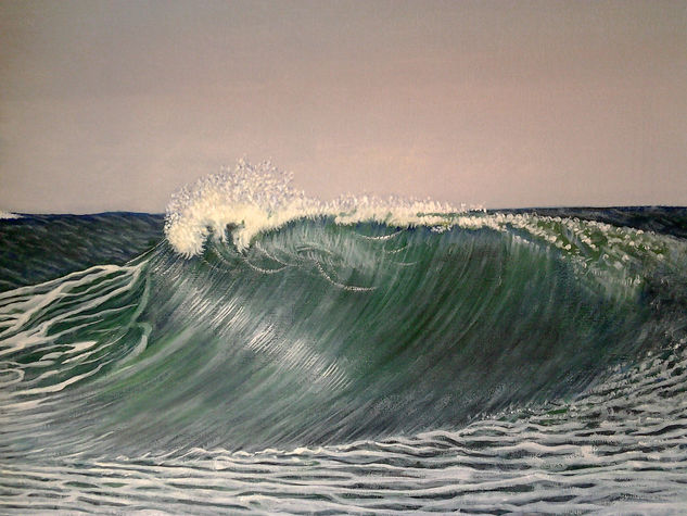 EL MAR Oil Canvas Marine Painting