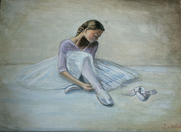 Bailarina Acrílico Lienzo Retrato