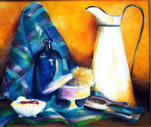 Toilette Oil Canvas Still Life Paintings