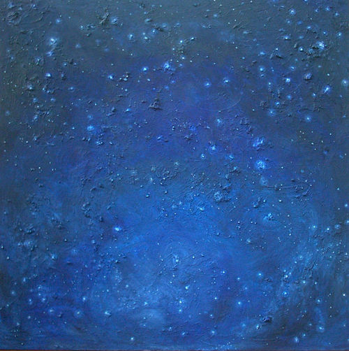 Cielo nocturno Oil Canvas Landscaping