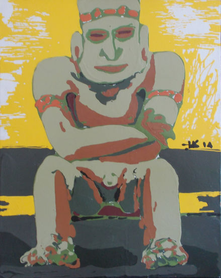 A JALISCO'S MAN Others Panel Figure Painting