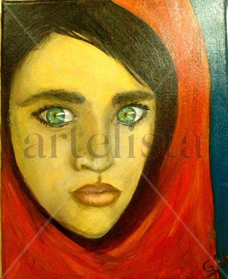 Chica de portada Oil Canvas Portrait