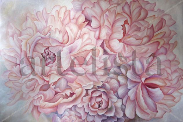 Elixir Oil Canvas Floral Painting