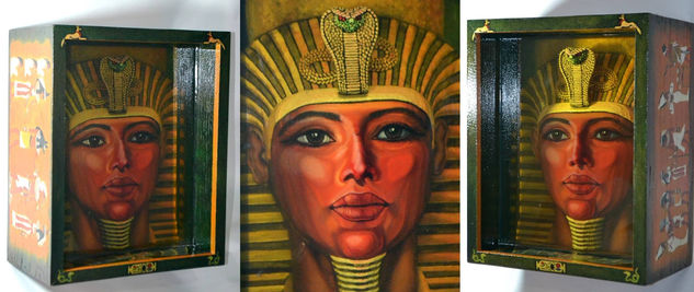 Pharaoh 3d Media Mixta Otros Retrato