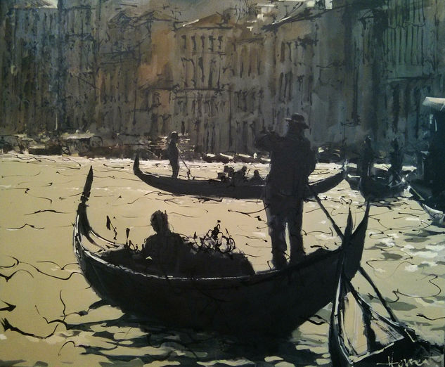 Venecia III Oil Canvas Landscaping