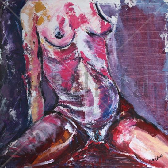 Desnudo II Media Mixta Lienzo Desnudos