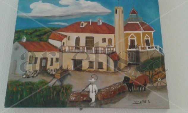 CASA ANTGUA Oil Canvas Landscaping