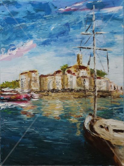 Cannes Oil Canvas Landscaping