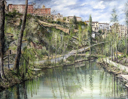 Rio júcar en primavera