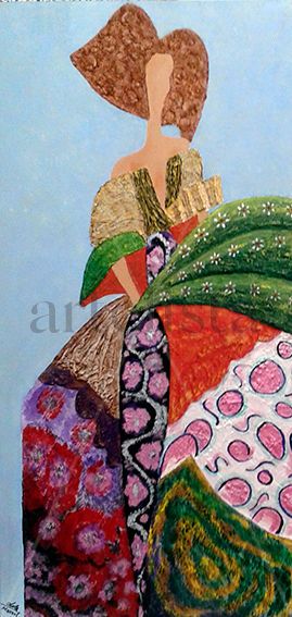 MENINA VERTICAL CON TEXTURAS