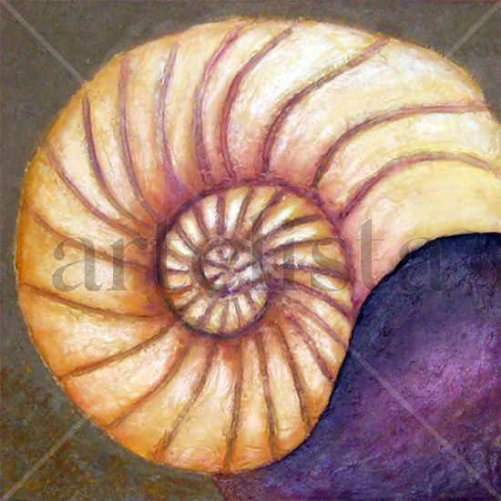 CARACOLA EN RELIEVE Oil Panel Animals