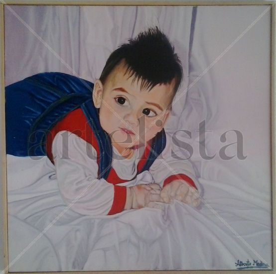 niño1 Oil Canvas Portrait