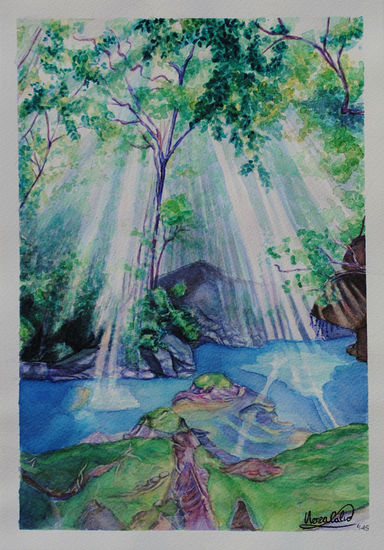 Claros de luz Watercolour Paper Landscaping