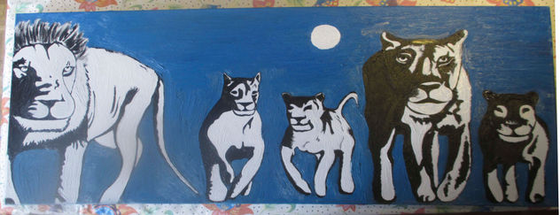 La familia de leones