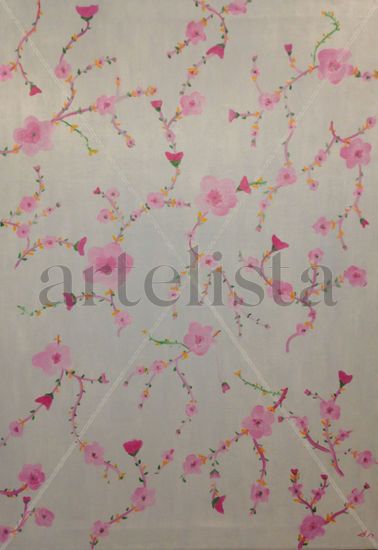 Inocencia Oil Canvas Floral Painting