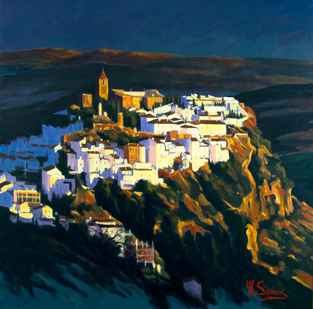 CASARES.- ATARDECER