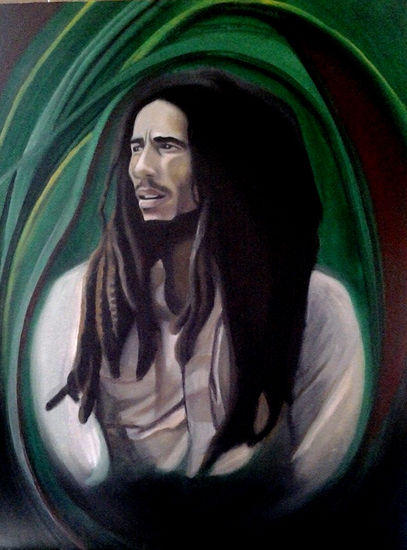 oleo de Bob Marley Oil Others Portrait