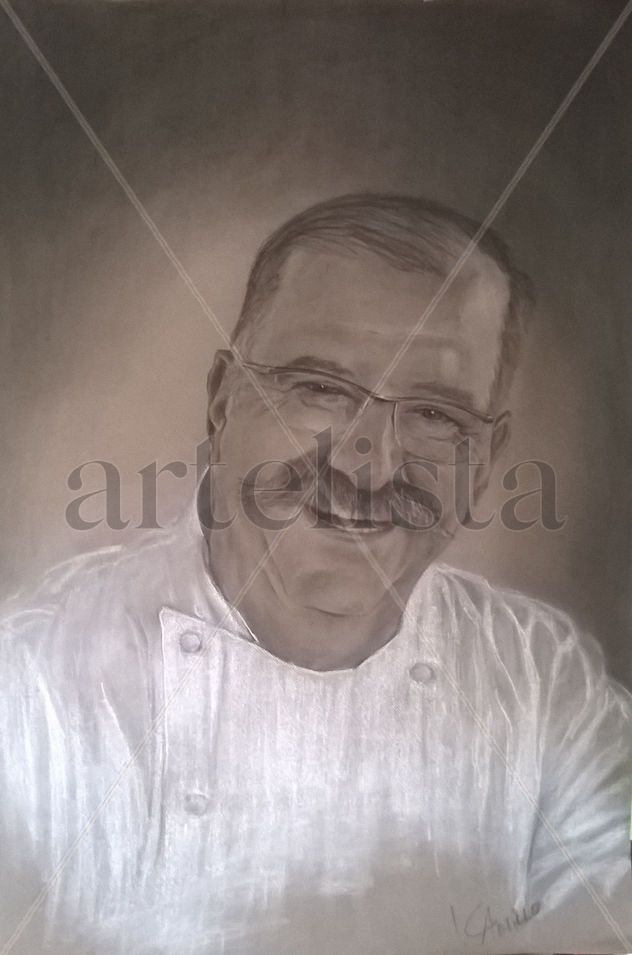 Pedro Subijana Chef del Restaurante Akelarre de Donosti by Capetillo. Portrait.