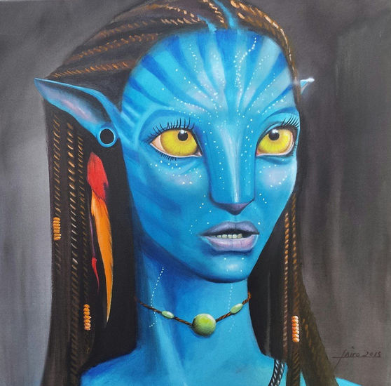 neytiri  (avatar) Acrílico Lienzo Retrato