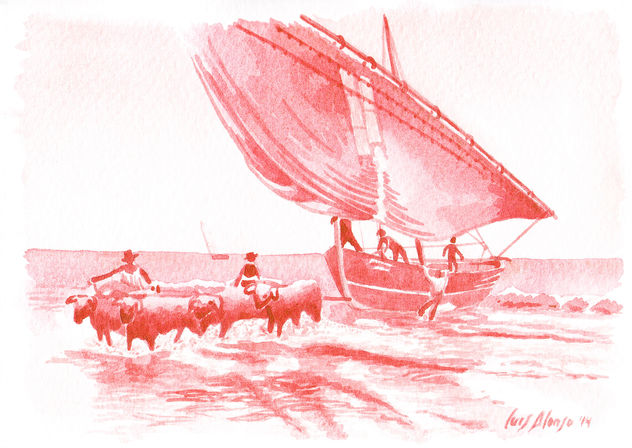 Pesca del bou, Valencia 30s