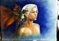 retrato daenerys in blue