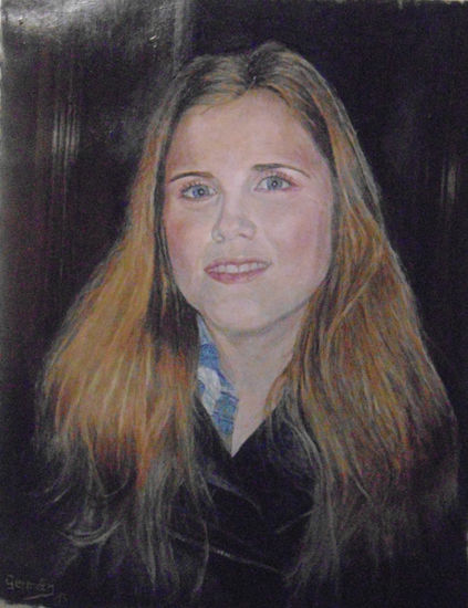 Laura Oil Canvas Portrait