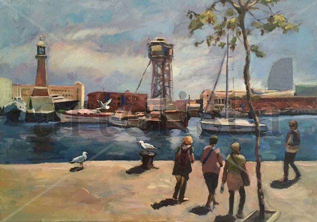 Barceloneta Acrylic Canvas Landscaping