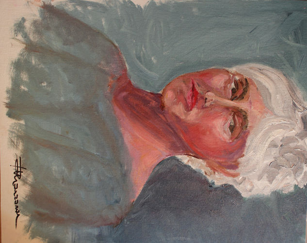 model 1 Oil Panel Portrait