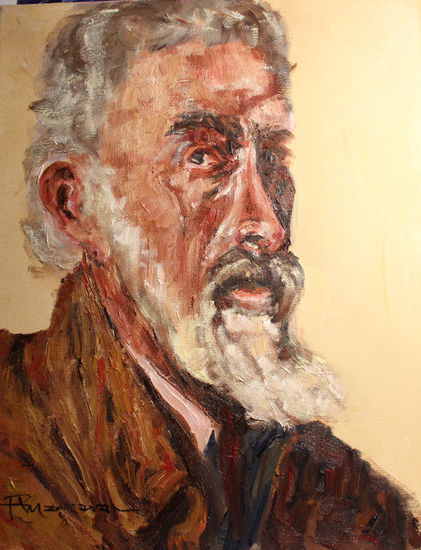 pintor Gimeno Óleo Tela Retrato