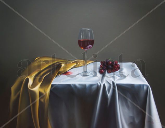 Uvas Oil Canvas Still Life Paintings